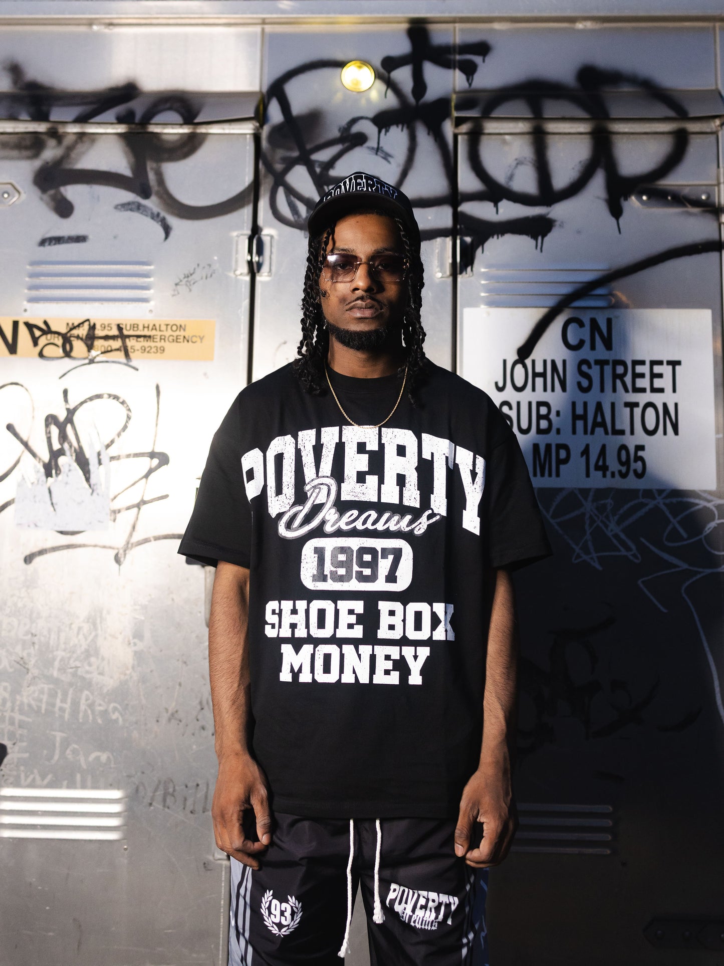 Shoe Box Money Drop Shoulder Heavyweight T-Shirt