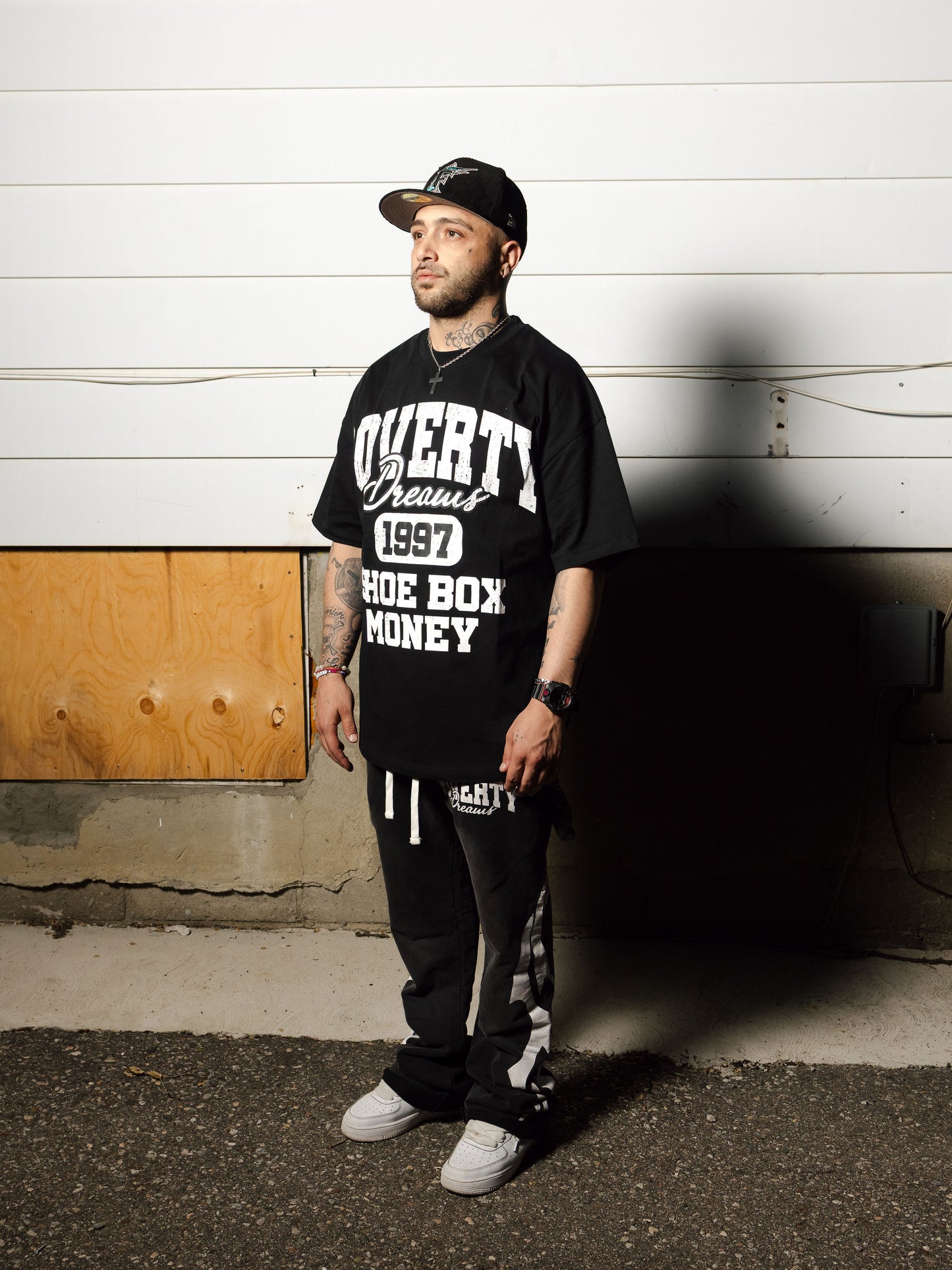 Shoe Box Money Drop Shoulder Heavyweight T-Shirt