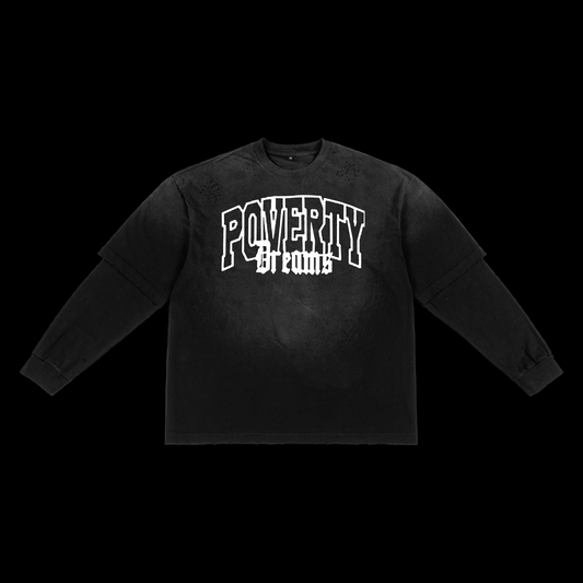 Acid-Wash Two-Piece T-Shirt