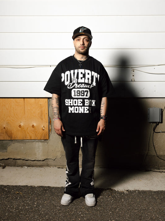 Shoe Box Money Drop Shoulder Heavyweight T-Shirt